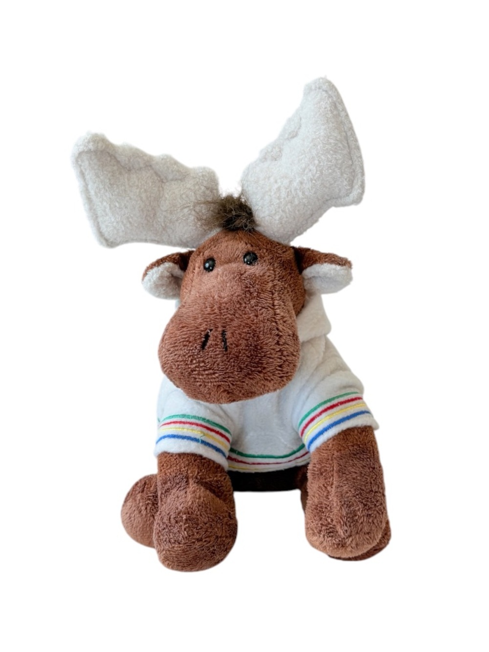 HBC Stripes Plush Moose Stuffed Animal - Collectable